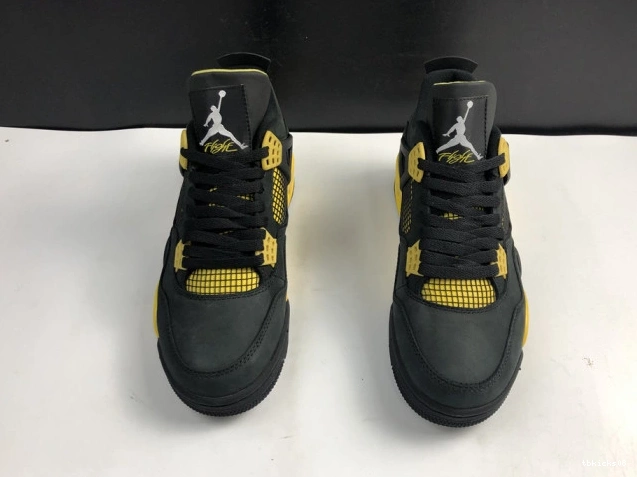 Cheap TBkick Air 4 Jordan Retro Thunder 308497-008 0810